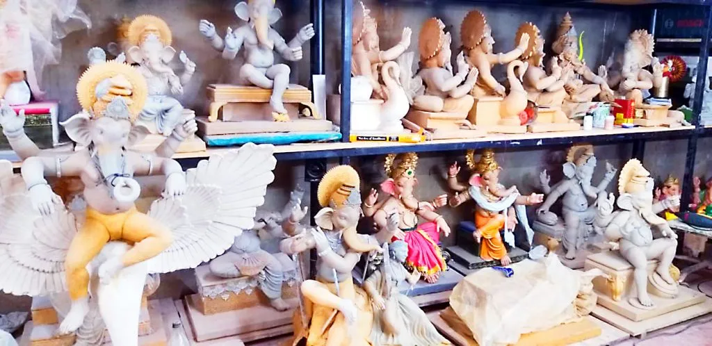 लहान गणेश मूर्तींकडे भाविकांचा कल