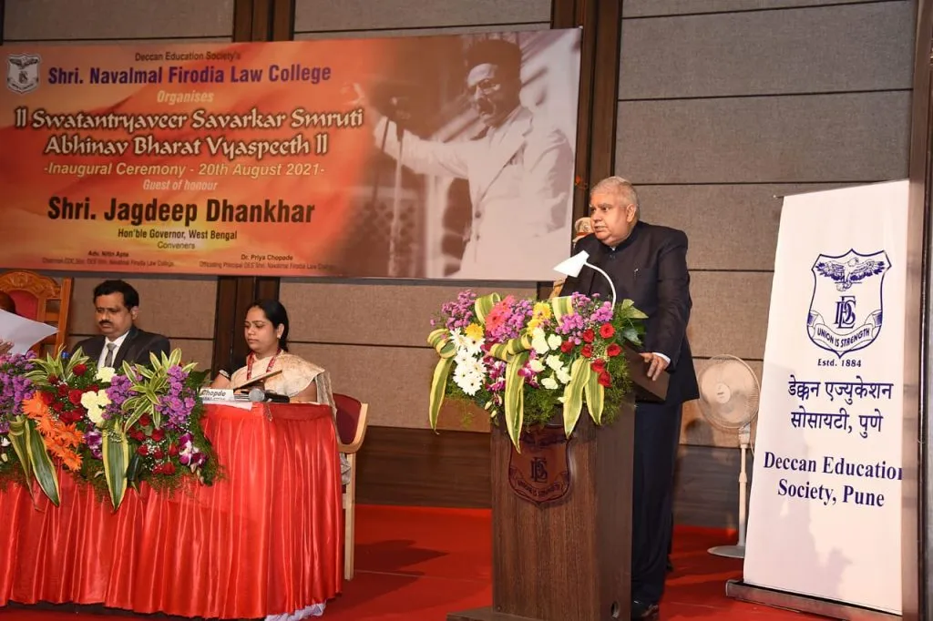 भारताबद्दल नकारात्मकता पसरवण्याचे कारस्थान : राज्यपाल धनखर