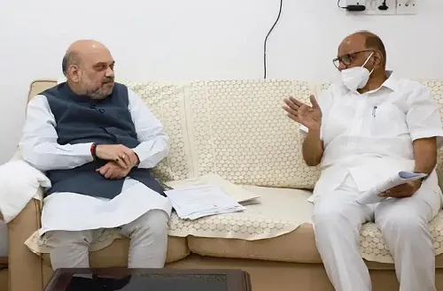 शरद पवारांचं अमित शहांना पुणे भेटीचं खास निमंत्रण