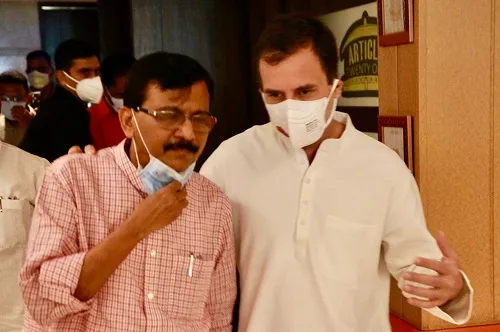 राहुल गांधींसोबतच्या ‘त्या’ फोटोवर संजय राऊत म्हणाले…