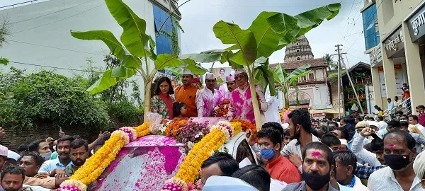 तासगाव पंचायतनचा उत्सव साधेपणाने