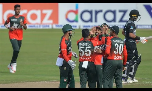 बांगलादेशचा न्यूझीलंडला दे धक्का