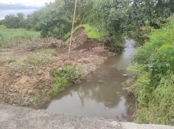 मुरगूडच्या जांभूळखोऱ्यामध्ये चर फुटली, शेतीचे मोठे नुकसान