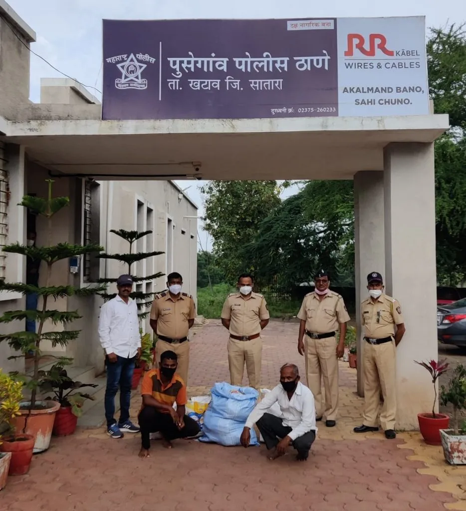 पुसेगावात 65 हजारांचा गुटखा जप्त; 2 जण ताब्यात