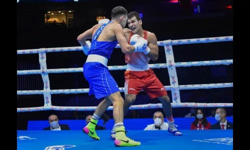 मुष्टियोद्धा आकाशकुमार उपउपांत्यपूर्व फेरीत