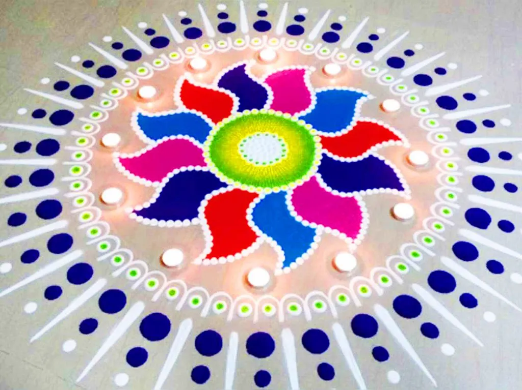 विज्ञान-तंत्रज्ञानाच्या युगातही रांगोळीचे अस्तित्व कायम