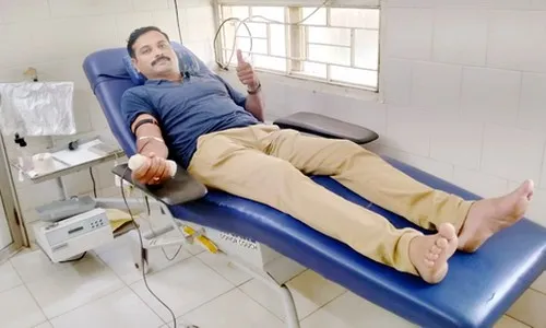 दुर्मिळ रक्तदात्याचे सिंधुदुर्गात रक्तदान