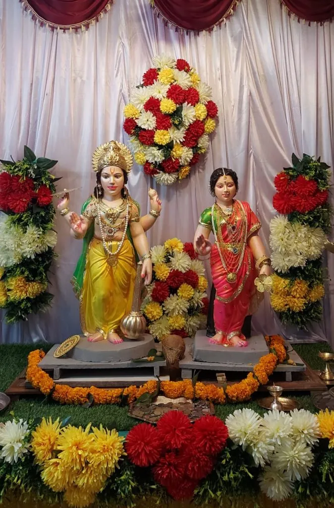 पर्रा येथे लक्ष्मी नारायण पूजन उत्सवाला प्रारंभ