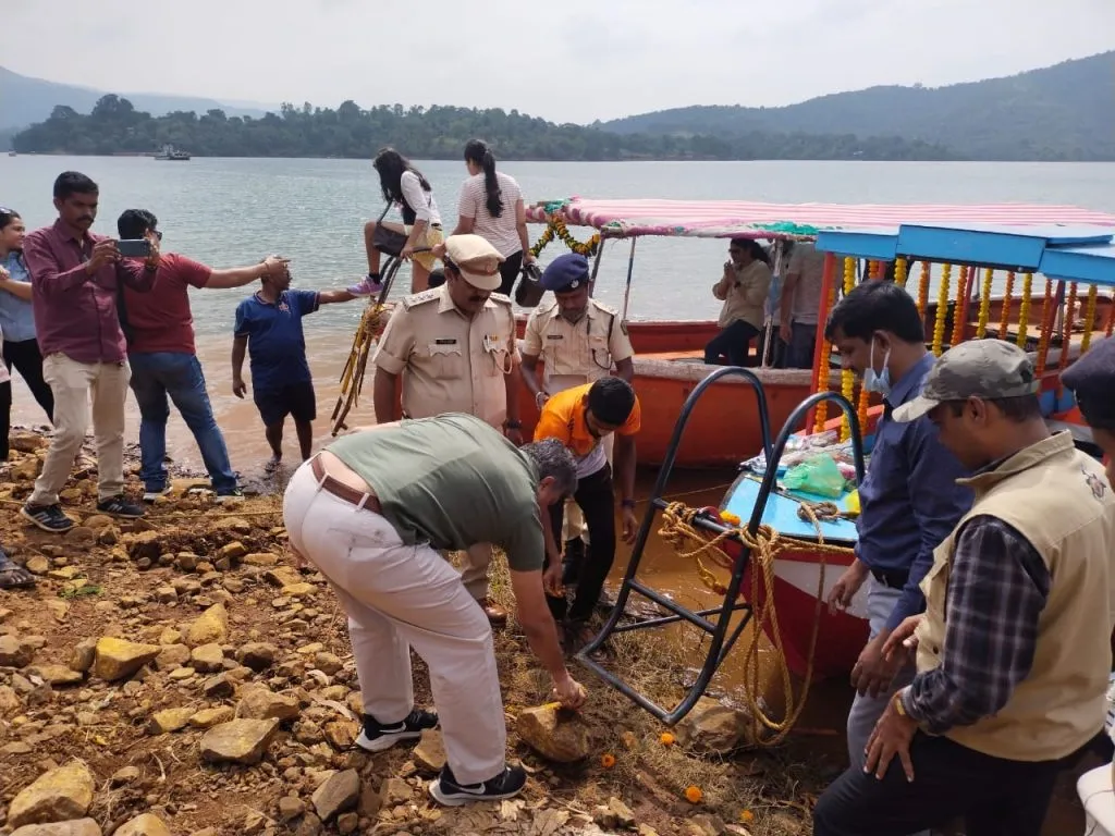 शिवसागर जलाशयात शक्तीशाली बोट तैनात