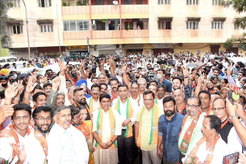 कृष्णा साळकर यांचा भाजपात प्रवेश