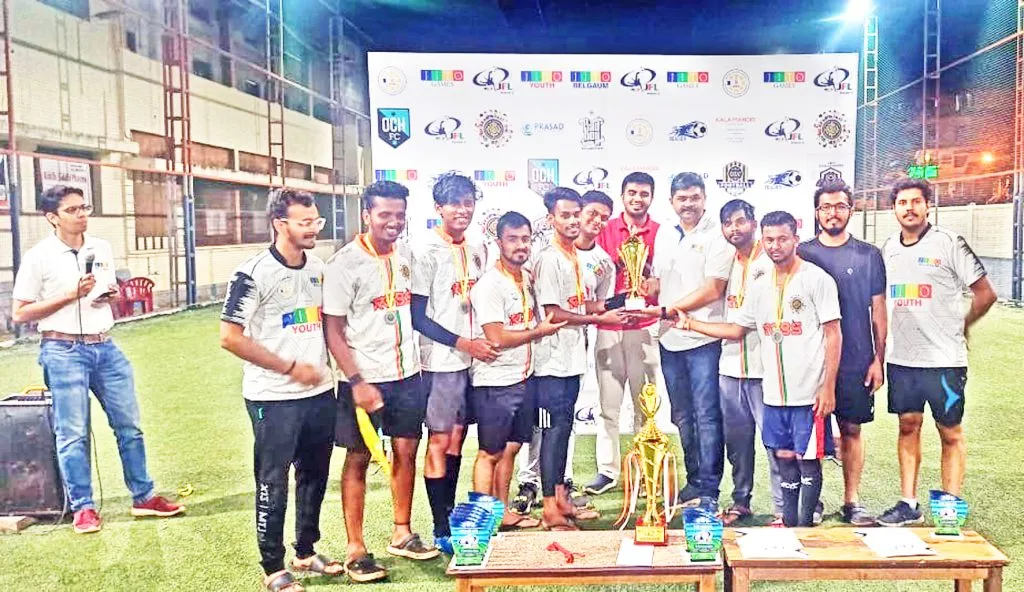 जितो विंग फुटबॉल स्पर्धेत डी. डी. चौगुले संघ विजेता