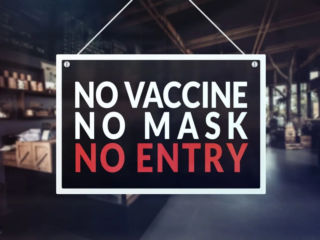 लस नाही तर प्रवेश नाही