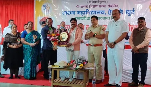 ‘वारणा’च्या सर्वोत्कृष्ट पुरस्काराने युवराज निकम सन्मानित