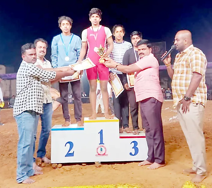 बस्तवाडच्या लक्ष्मी पाटीलला कुस्ती स्पर्धेत सुवर्ण