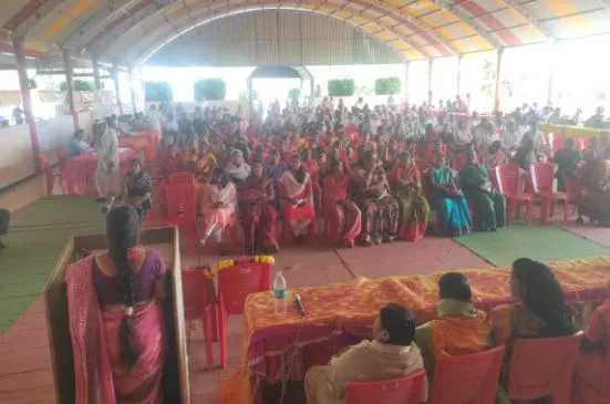 जागतिक महिला दिनानिमित्त साडे येथे आमदार आपल्या दारी उपक्रमाचे आयोजन…