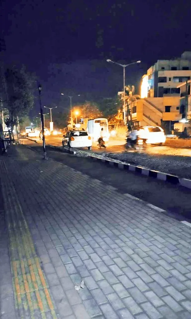 संगमेश्वरनगर परिसरात अंधाराचे साम्राज्य