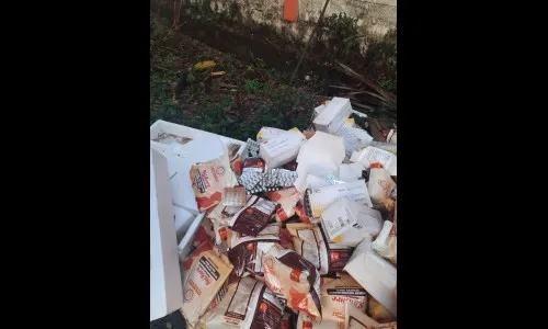 भर वस्तीत वैद्यकीय कचरा टाकल्याने खळबळ