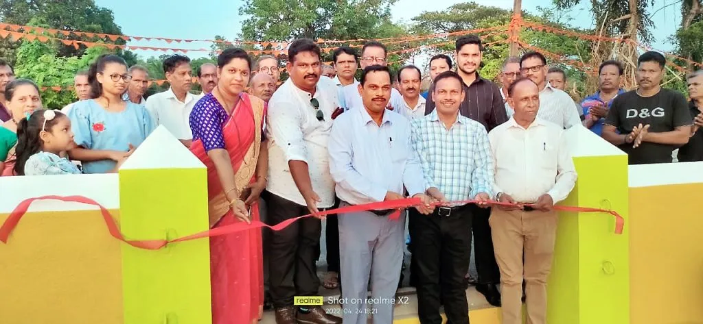 केरे-चोडण येथील गणपती विसर्जन शेडचे उद्घाटन