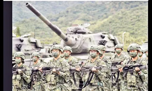 युक्रेनच्या झुंजीचा तैवान करणार अभ्यास