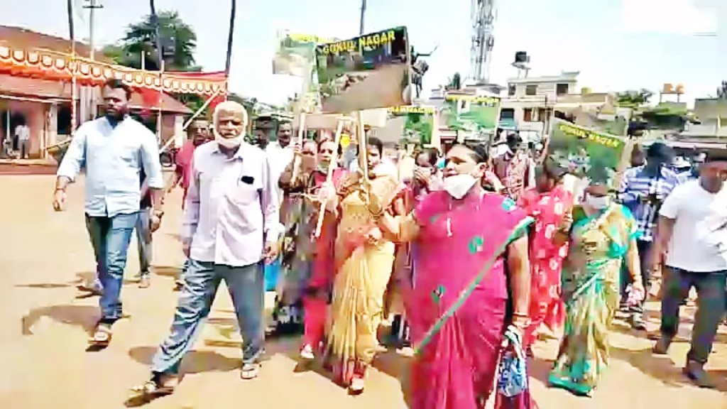 ‘कचरा उठाव’साठी मुतगा ग्रा.पं.वर ग्रामस्थांचा मोर्चा