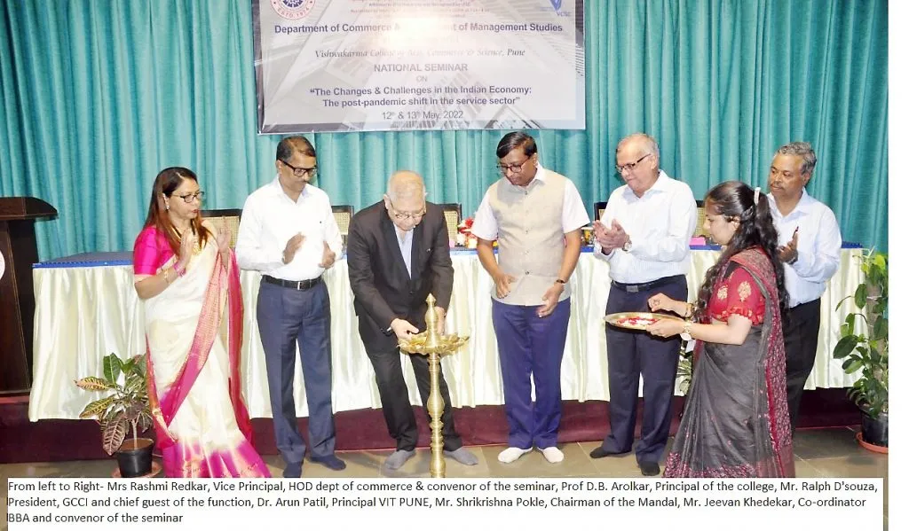 म्हापसा येथे ‘भारतीय अर्थव्यवस्थेतील बदल आणि आव्हाने: सेवा क्षेत्रातील महामारीनंतरचे बदल’वर राष्ट्रीय चर्चासत्र