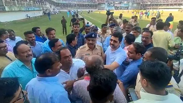 शाहू चषक : मैदानातच खेळाडूंचा राडा