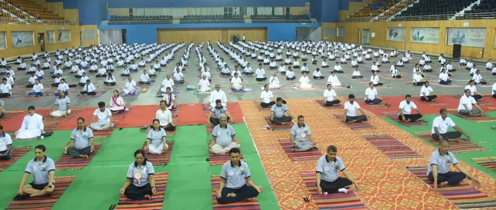 आंतरराष्ट्रीय योगदिन उत्साहात