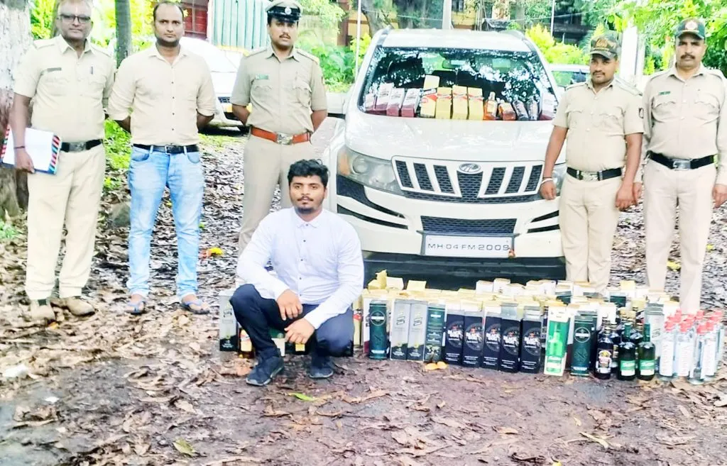 कणकुंबीजवळ 58 लाखाची दारू जप्त