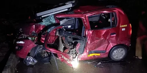 मुंबई-गोवा महामार्गावरील अपघातात एक ठार; दोन जखमी