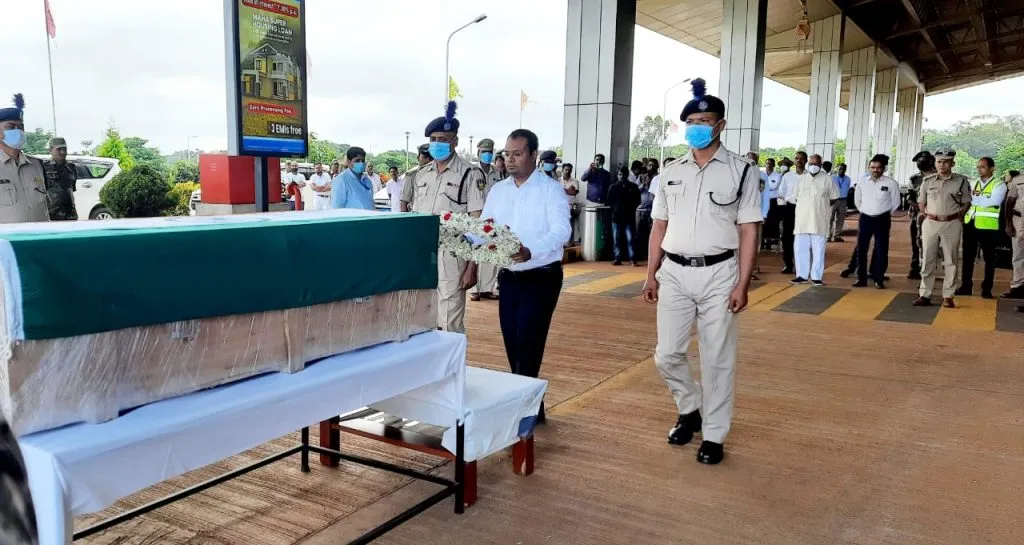 येडूरवाडीतील जवानाचे पार्थिव बेळगावमध्ये दाखल