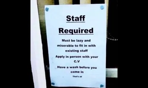 आळशी, दुःखी लोकांनी अर्ज करावा