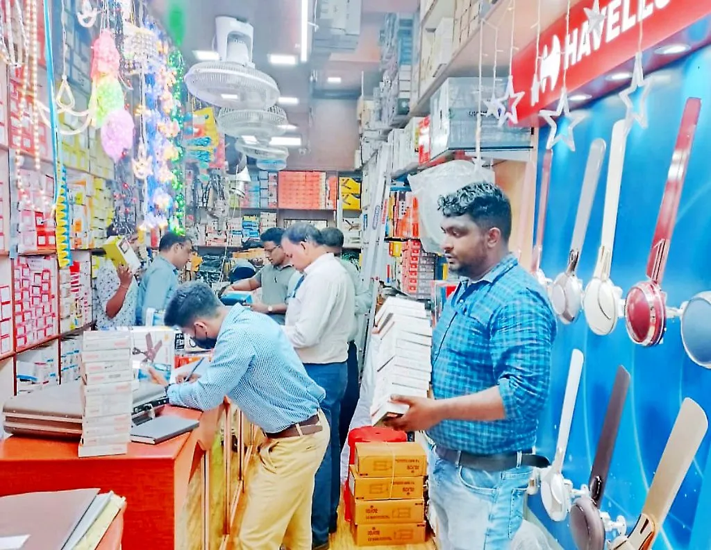 गणेश चतुर्थीच्या काळात वजन-माप खात्याची मोठी कारवाई