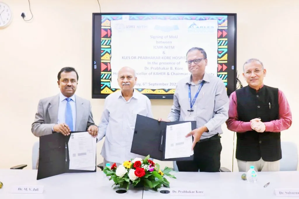 केएलई इस्पितळ-आयसीएमआर यांच्यात करार