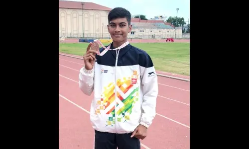राष्ट्रीय ज्युनिअर ऍथलेटिक्स स्पर्धेत खटावचा ‘ध्रुव तारा’ चमकला
