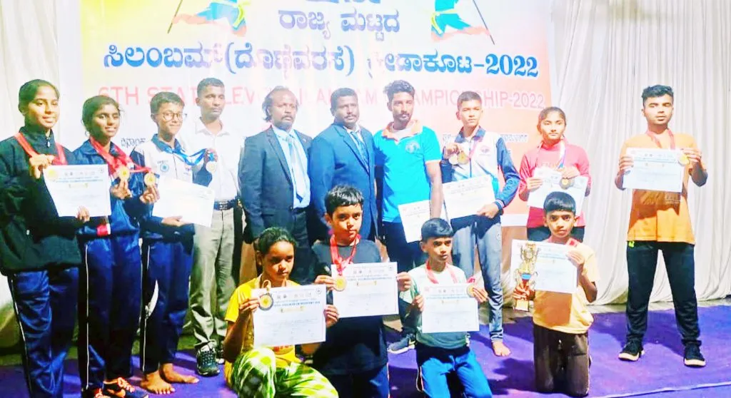 राज्यस्तरीय सिलम्बम स्पर्धेत बेळगाव जिह्याचे यश