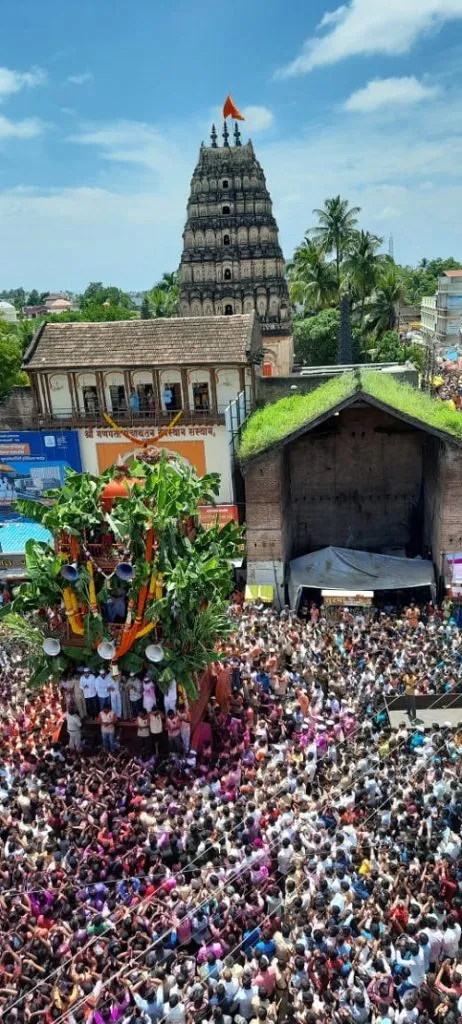 Sangli : तासगावचा २४३ वा रथोत्सव अमाप उत्साहात; भक्तांची अलोट गर्दी