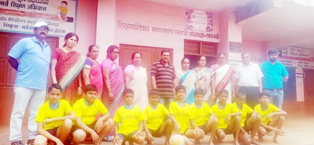 मच्छे थ्रोबॉल संघ जिल्हा स्पर्धेसाठी पात्र