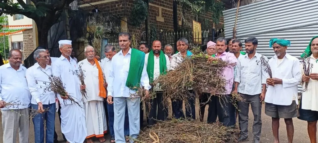 सोयाबीन बटाटे पिकाचे नुकसान तातडीने नुकसान भरपाई देण्याची मागणी