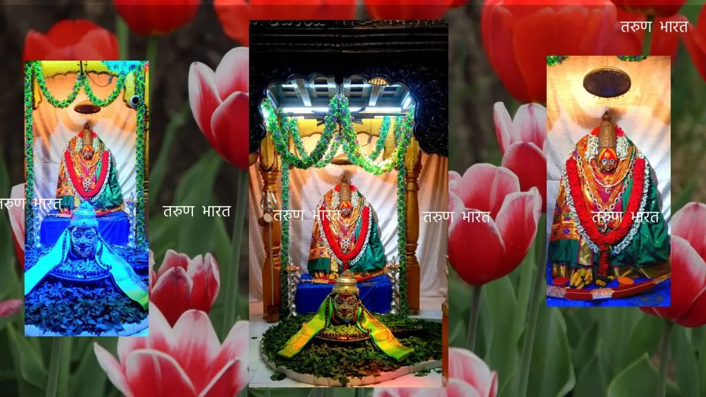 कपिलेश्वर मंदिराच्या वतीने नवरात्री निमित्त विशेष अलंकाराची सजावट