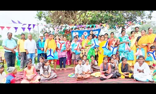 जायंट्स सखीतर्फे दुर्गम भागात दिवाळी