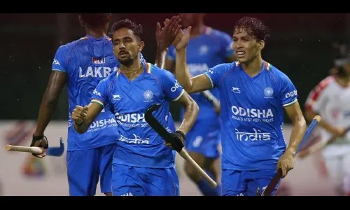 भारतीय हॉकी संघाची विजयी सलामी