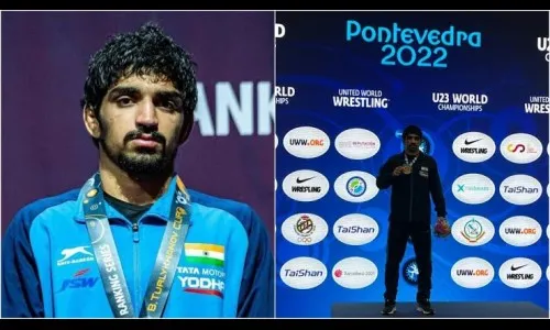 विश्व कुस्ती स्पर्धेत अमन शेरावतला सुवर्ण