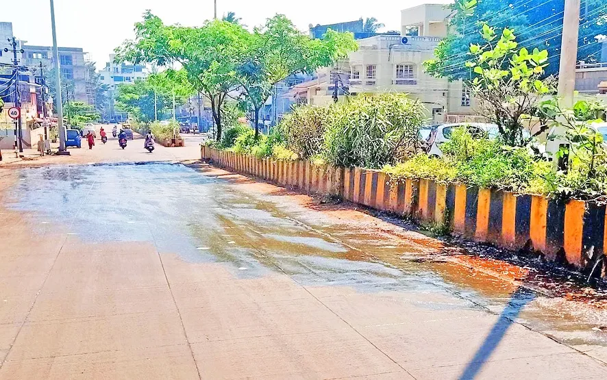 पाणीगळतीबाबत अधिकाऱयांच्या डोळय़ावर पट्टी