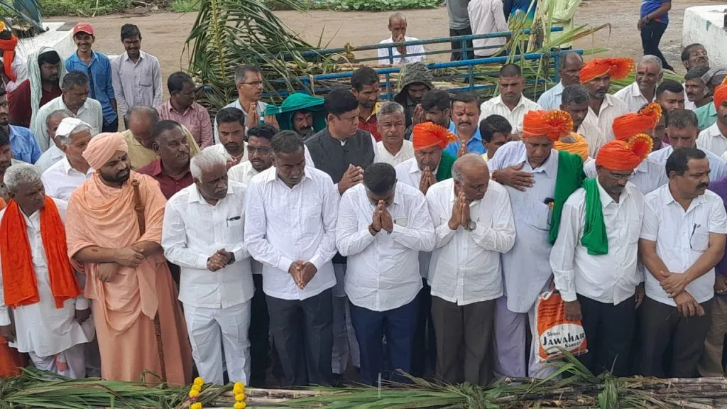 लैला शुगर कारखान्याचा गळीत हंगाम सुरु