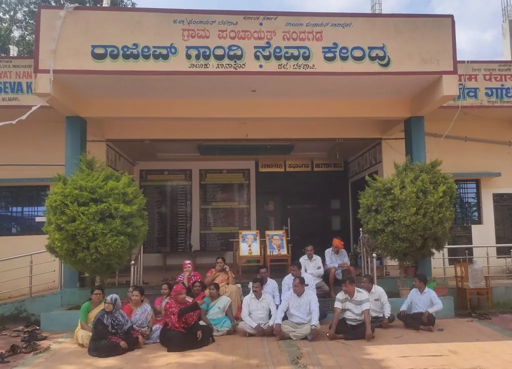 भ्रष्टाचाराच्या विळख्यामुळे नंदगड ६ दिवस अंधारात