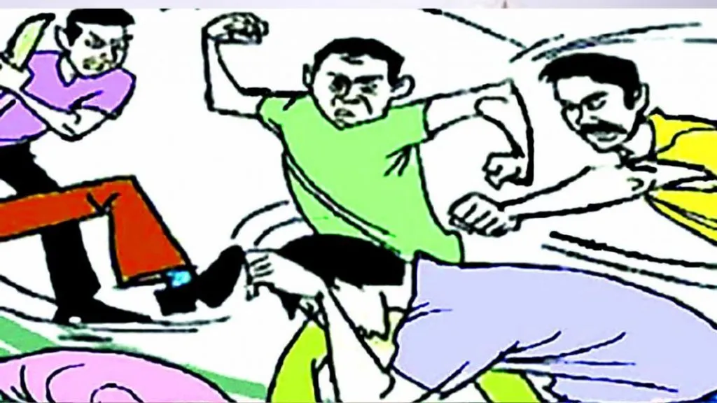 हालोंडीत रस्त्याच्या वहिवाटीवरुन दोन कुटुंबात मारामारी, सहा जखमी