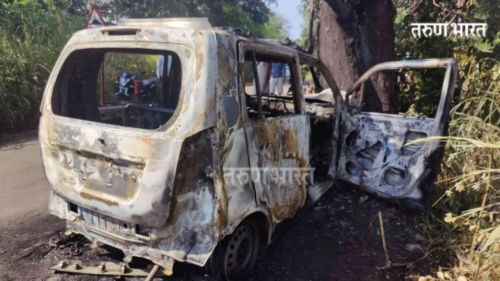 Ratnagiri : जळत्या गाडीतून आई-वडिलांनी वाचवले चिमुकल्याचे प्राण