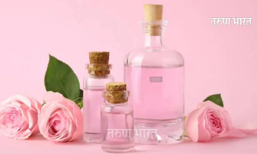 चेहऱ्याचं सौंदर्य खुलवणारं गुलाब पाणी