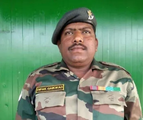 वडरगेचा जवान दीपक गायकवाड यांचा हृदयविकाराने मृत्यू