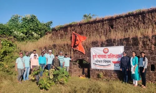 निवती किल्ल्यावर मराठा आरमार दिन साजरा